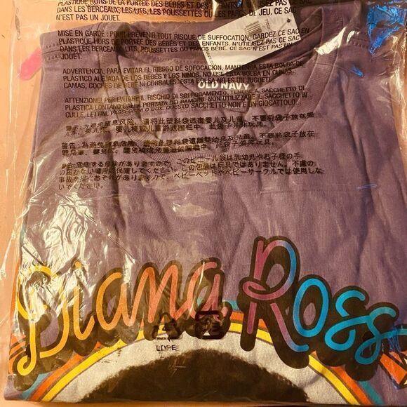 Hard to Find Diana Ross™ Gender-Neutral Graphic T-Shirt size M - Picture 3 of 3